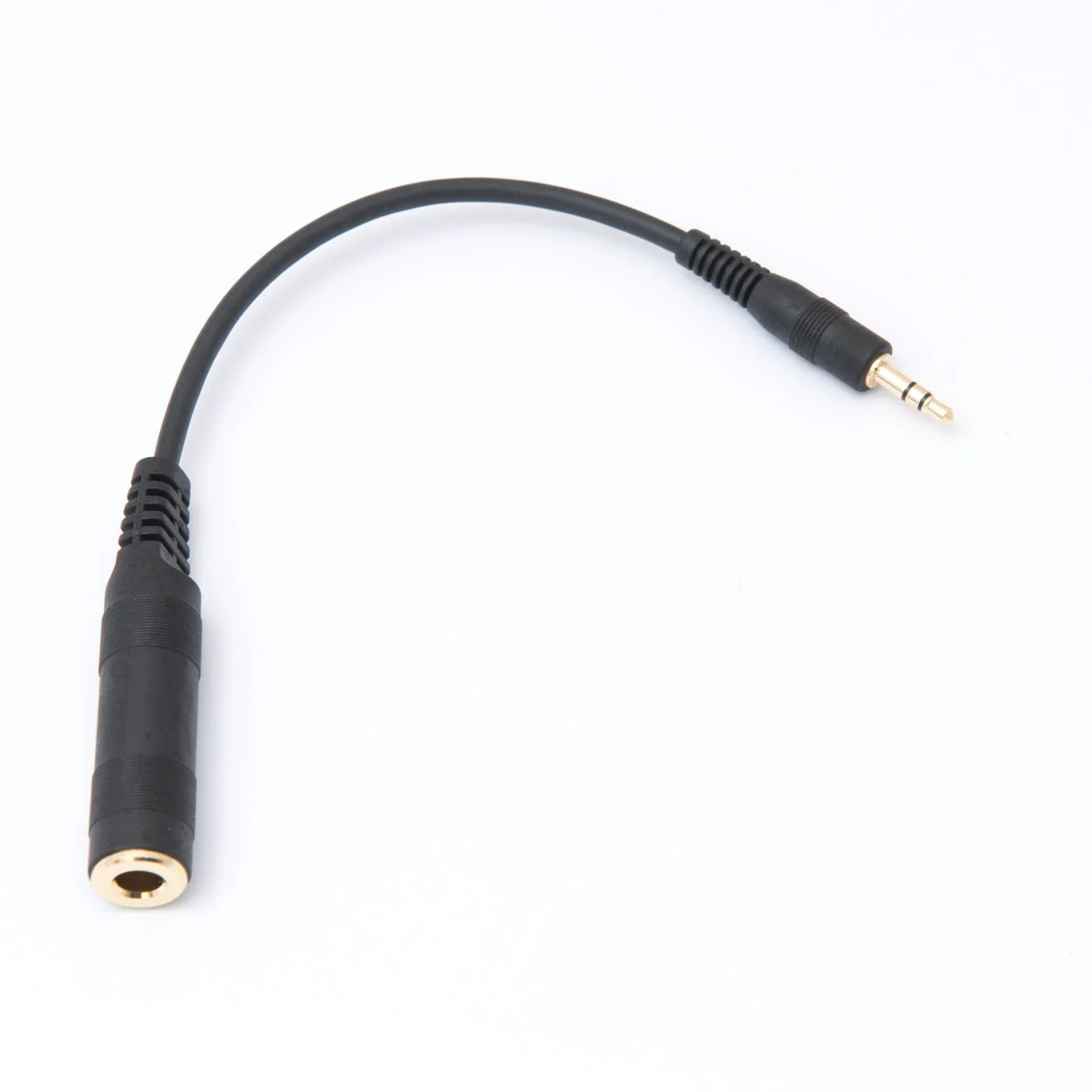 Adapter jack 6.3S / plug 3.5 gold