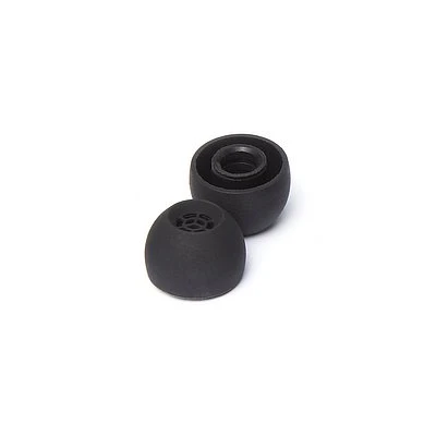 Eartip for IE 200, 300, 600, 900 Silicone (Black) (3 Pairs)