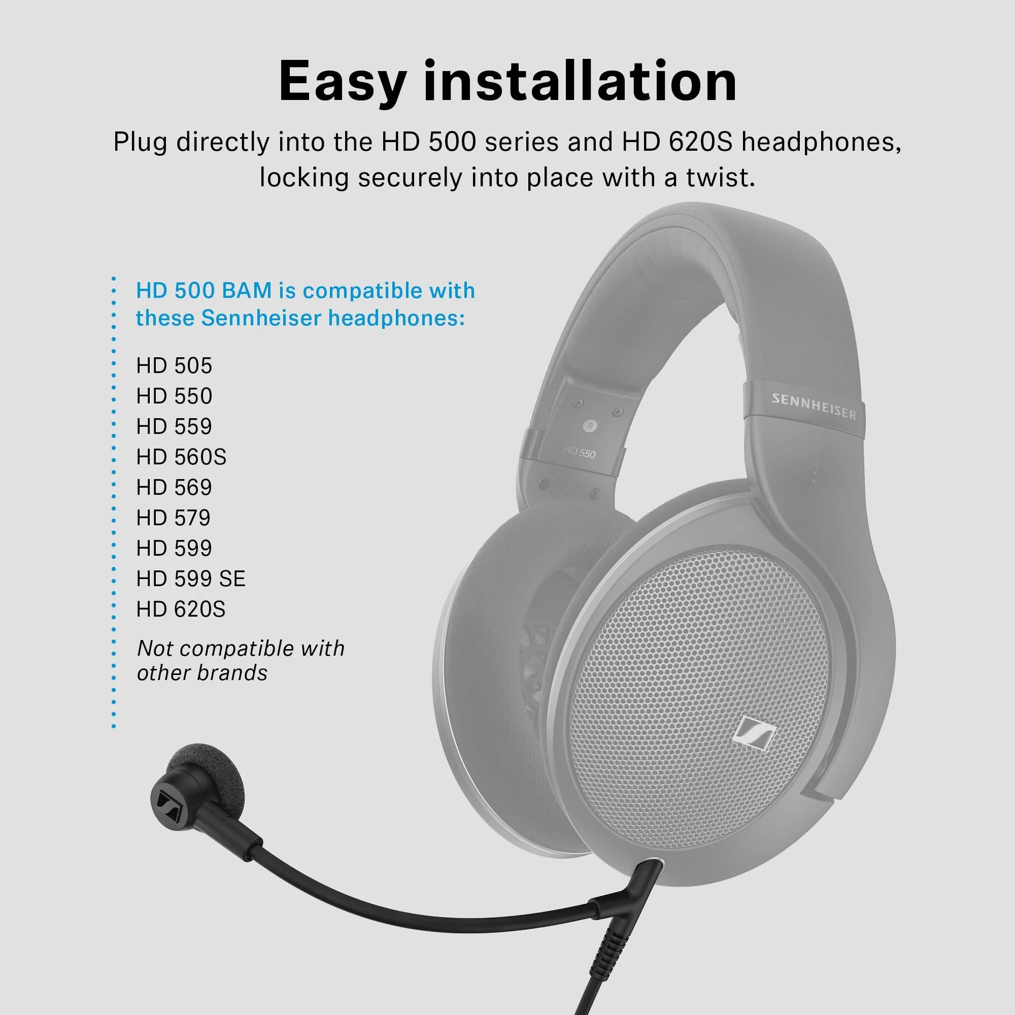 HD 620 S with Boom Arm Microphone Set - Image 6